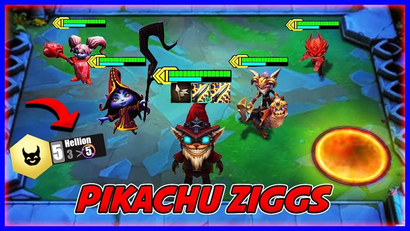 Ziggs với 2 loại Dao Điện sẽ chẳng kh&aacute;c g&igrave; 1 con Pikachu