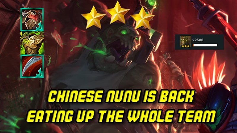 Nunu là sẽ đóng vai trò là tướng chống chịu chính trong đội hình