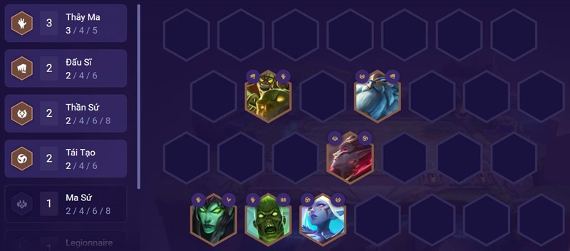 Đội h&igrave;nh giai đoạn giữa trận