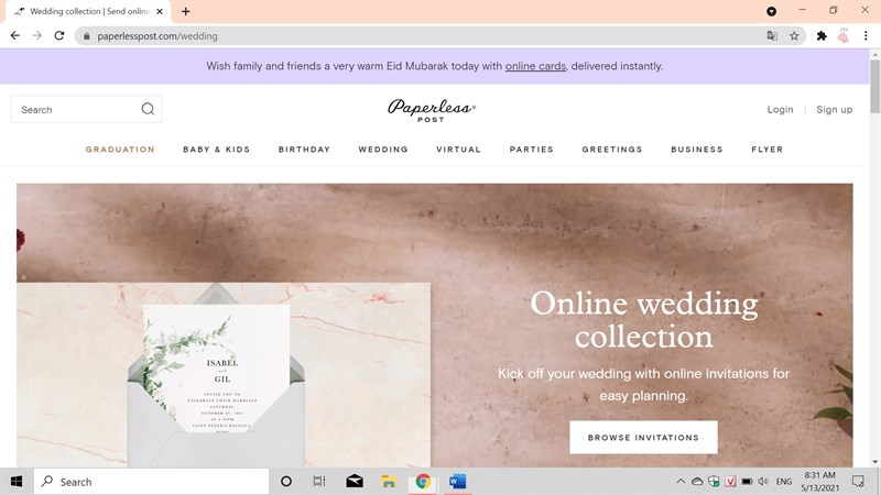 TOP 9 website thiết kế thiệp cưới online miễn phí, đẹp, ấn tượng
