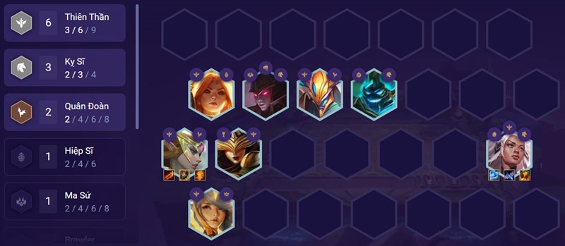 Đội h&igrave;nh cuối trận