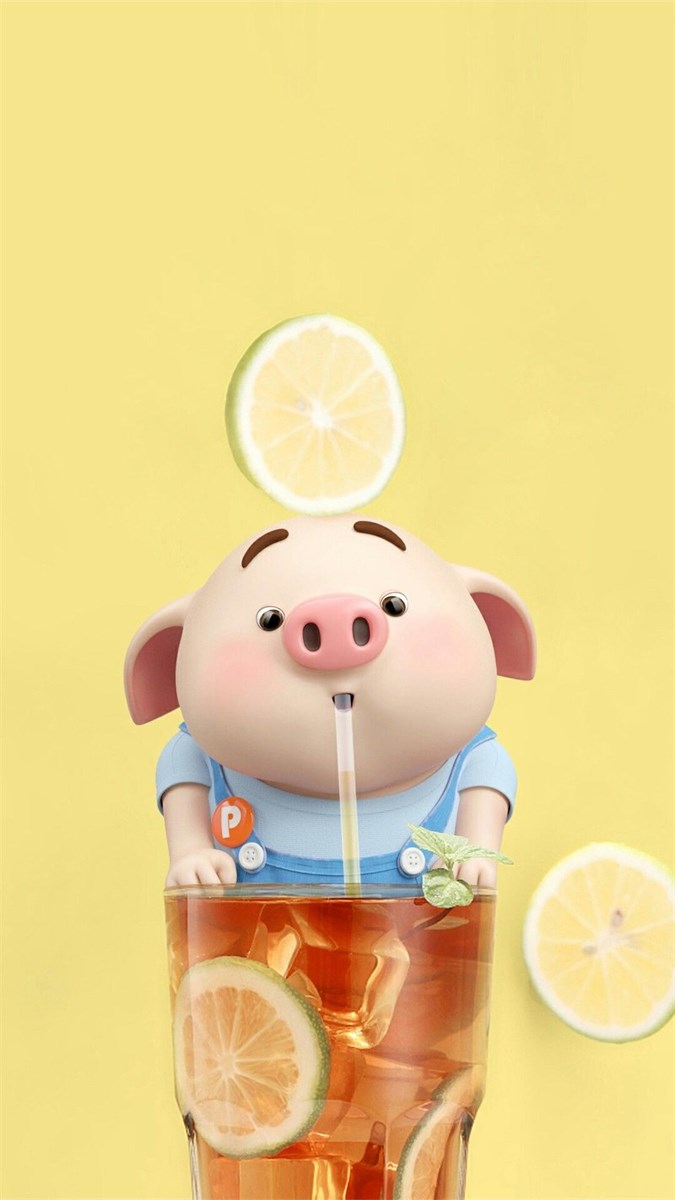 Ảnh nền Heo con dễ thương cho điện thoại - 5 (Kích thước: 1080 x 1920)