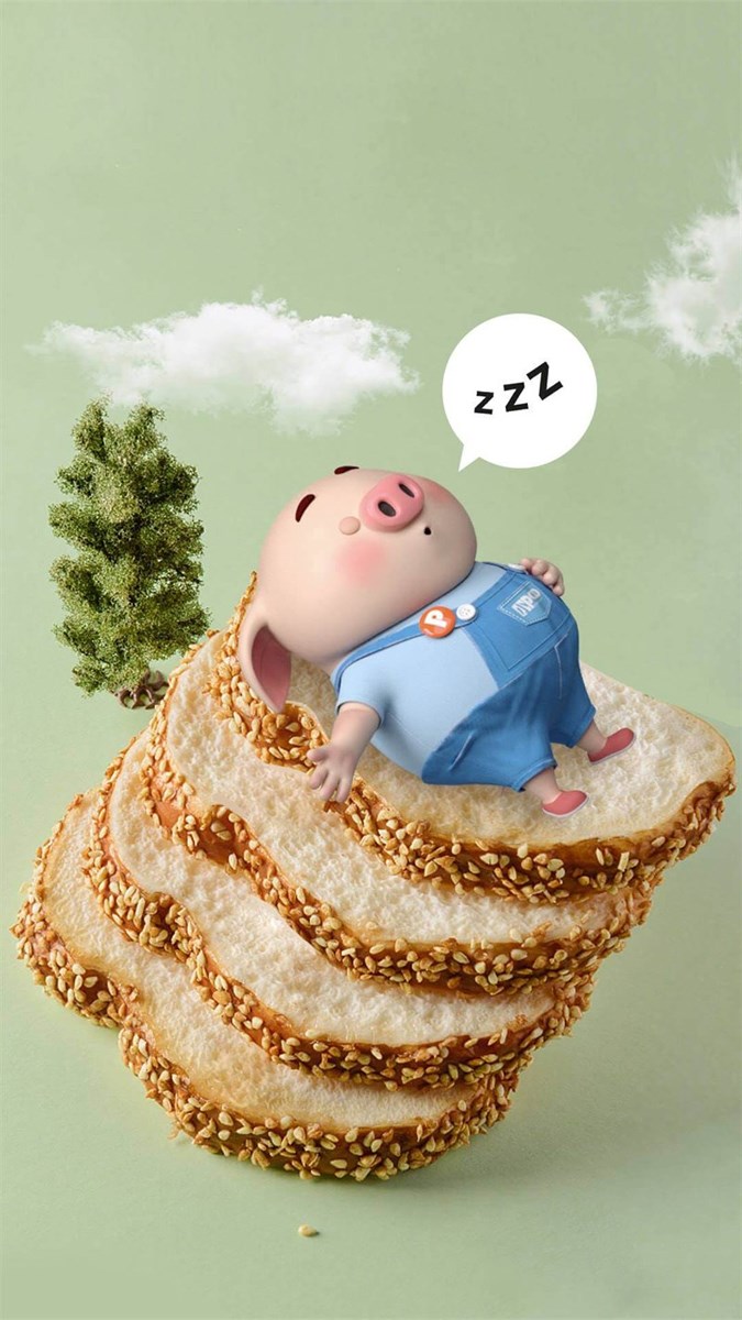 Ảnh nền Heo con dễ thương cho điện thoại - 17 (Kích thước: 1080 x 1920)