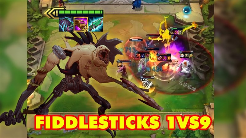 Fiddlesticks có thể liên tục sử dụng kỹ năng tấn công đối thủ