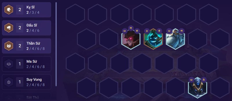 Đội h&igrave;nh giai đoạn đầu trận