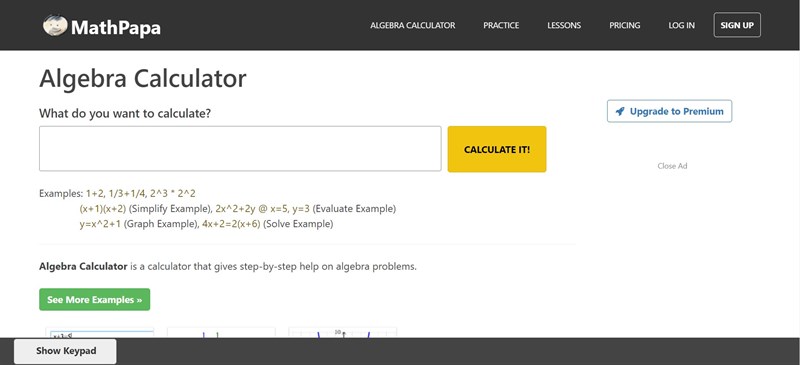 Algebra Calculator