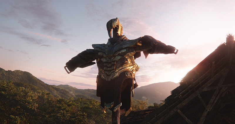 Bộ giáp của Thanos sau khi hắn 