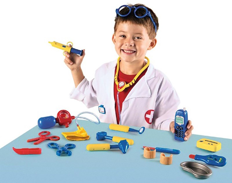 Bộ đồ chơi nghề nghiệp: Đầu bếp, bác sĩ,...