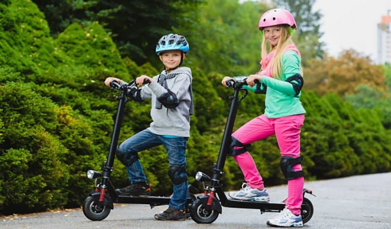 Xe trượt scooter, xe đạp