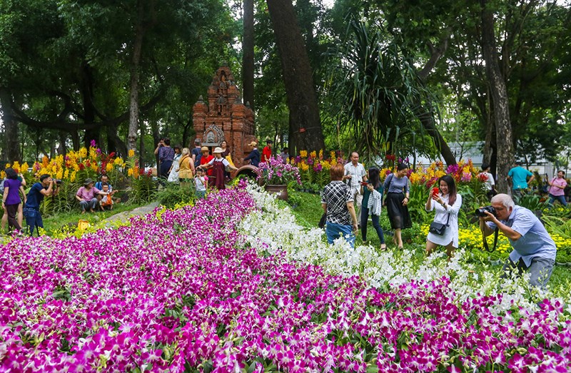 Hội hoa xuân - Công viên Tao Đàn