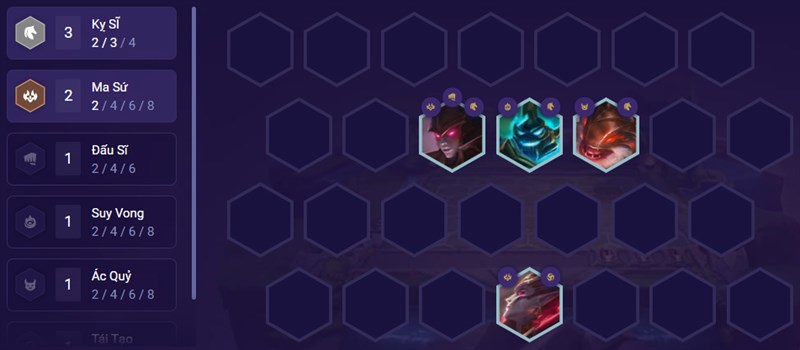 Đội h&igrave;nh giai đoạn đầu trận