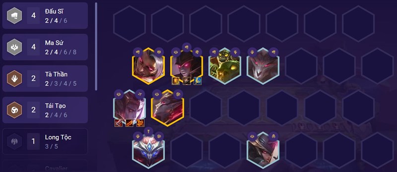 Đội h&igrave;nh cuối trận