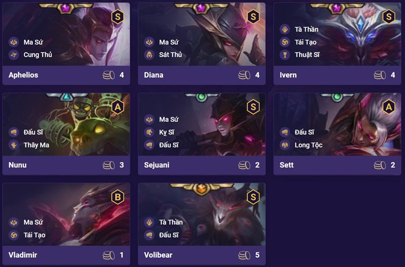 Đội h&igrave;nh Ma Sứ Đấu Sĩ DTCL M&ugrave;a 5.5