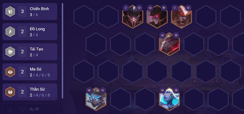 Đội hình giữa trận Đội hình giữa trận