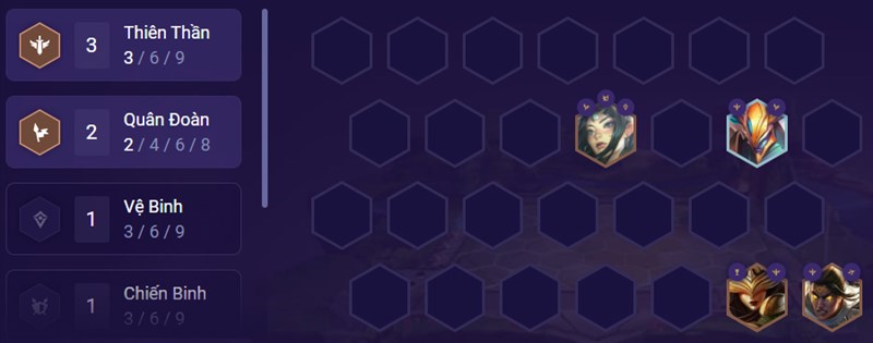 Đội h&igrave;nh giai đoạn đầu trận