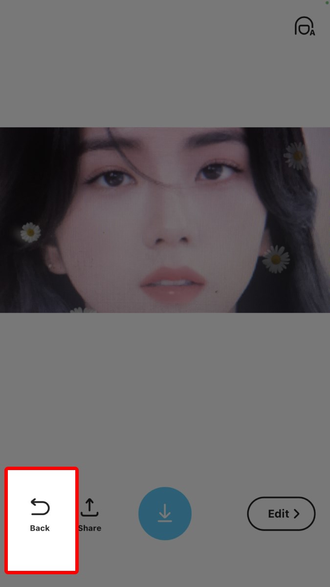 Nhấn n&uacute;t Back