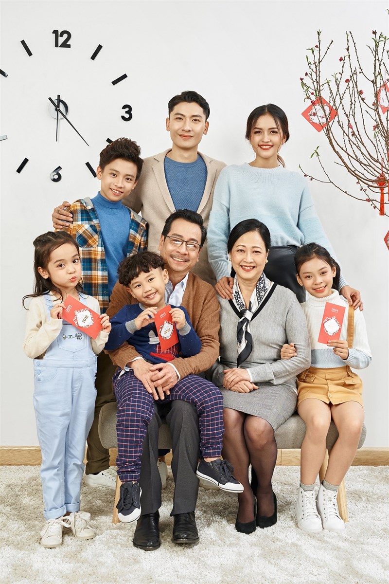 Đại gia đình hạnh phúc