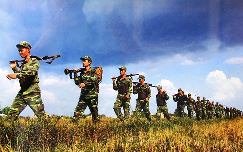 Bộ team đang được hành quân