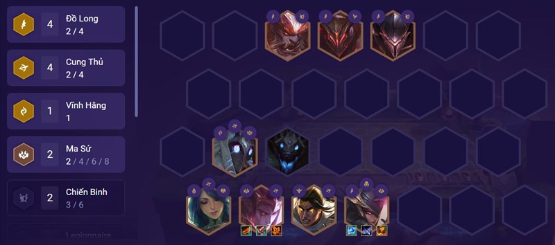 Đội h&igrave;nh cuối trận