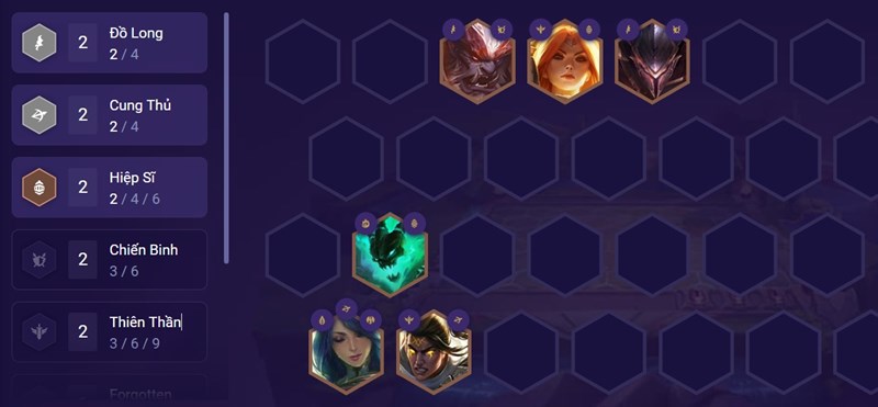 Đội h&igrave;nh giữa trận