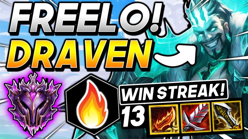 Draven sở hữu những cú ném rìu cực kỳ mạnh mẽ Draven sở hữu những cú ném rìu cực kỳ mạnh mẽ