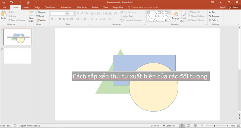 4 cách sắp xếp, chỉnh thứ tự xuất hiện trong PowerPoint 2016, 2010