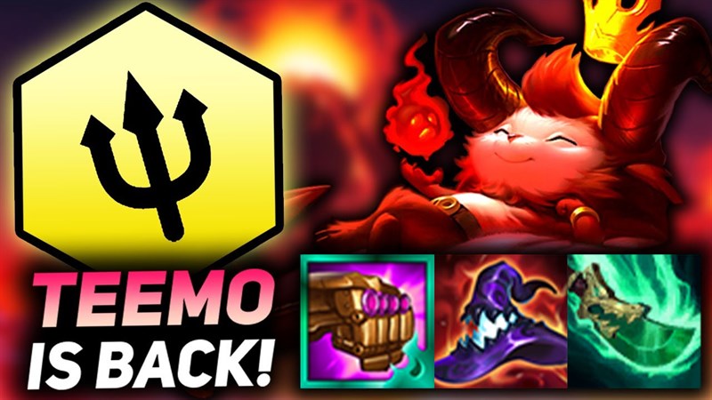 Teemo sở hữu khả năng gánh team cực tốt với những pha dội bom cực mạnh