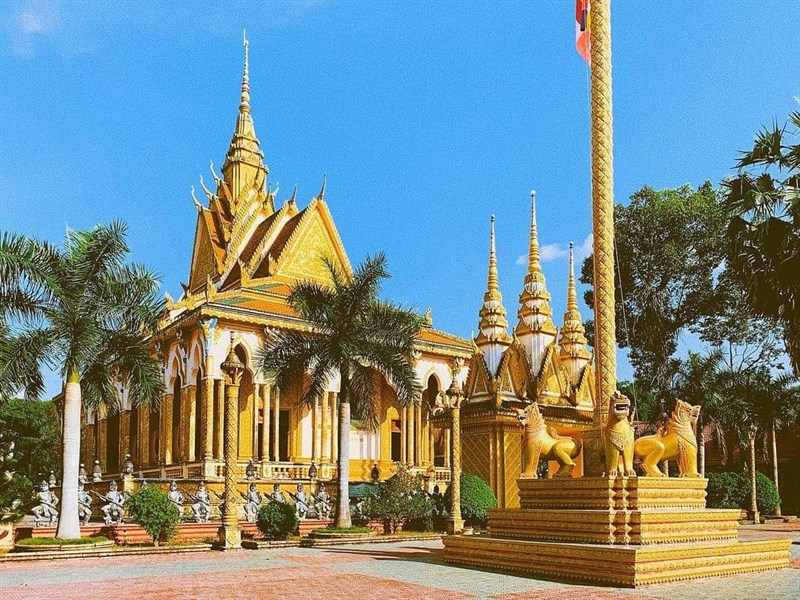 Vẻ đẹp rực rỡ của chùa Cò trong ánh nắng
