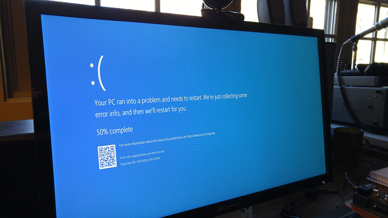 Lỗi màn hình xanh trên máy tính