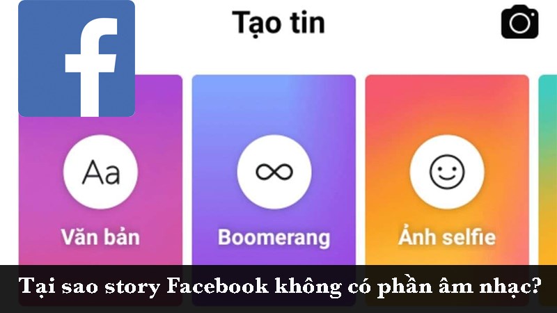 Cách khắc phục tại sao story Facebook không có phần âm nhạc