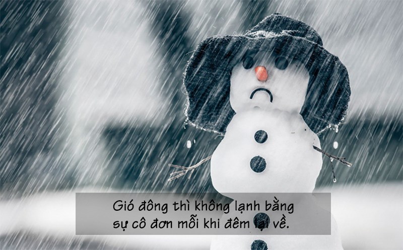 Gió đông thì không lạnh bằng sự cô đơn