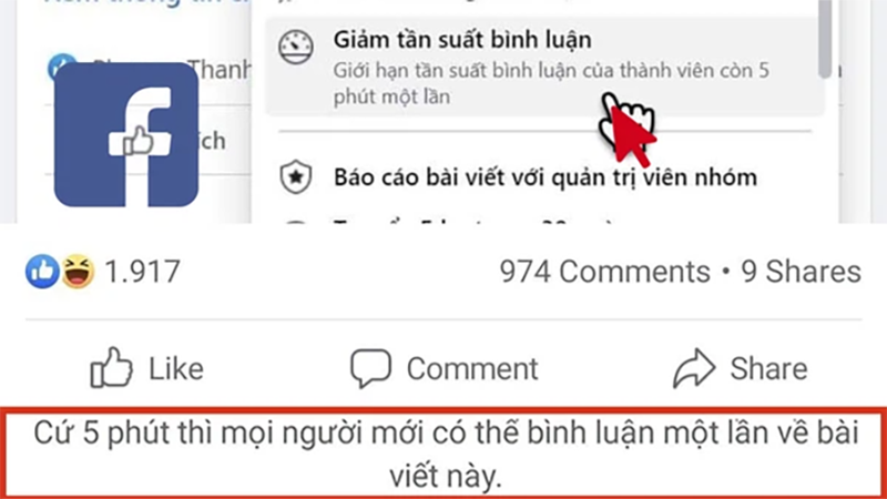 Cách giảm tần suất bình luận bài đăng trên Facebook cực dễ Cách giảm tần suất bình luận bài đăng trên Facebook cực dễ