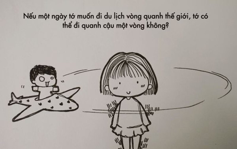 Stt đáng yêu, thả thính