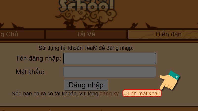 Quên mật khẩu