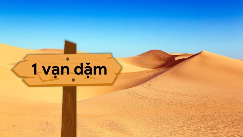 Một vạn dặm bằng bao nhiêu cây số?