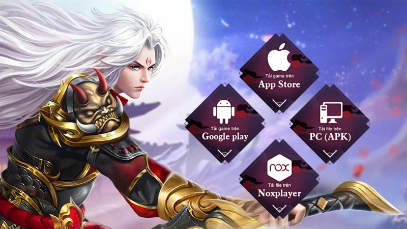 Nhấn chọn nền tảng tải game Ngự Thần Sư
