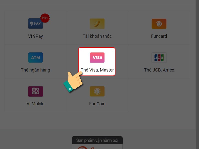 Phương thức thanh toán thẻ tín dụng Phương thức thanh toán thẻ tín dụng