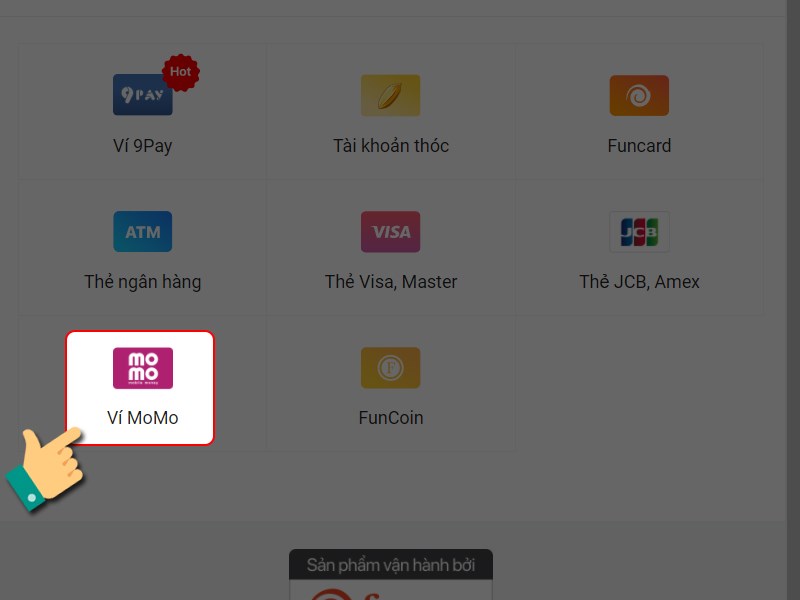 P hương thức thanh toán Momo P hương thức thanh toán Momo