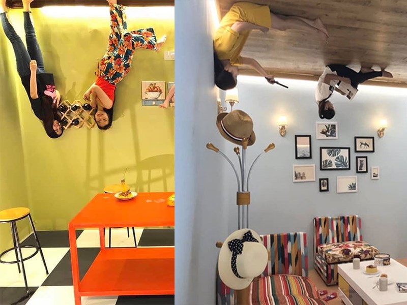 Quán Cafe Nhà Úp Ngược - Upside Down House