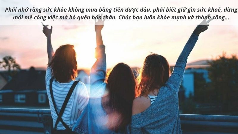 Lời chúc sức khoẻ hay nhất