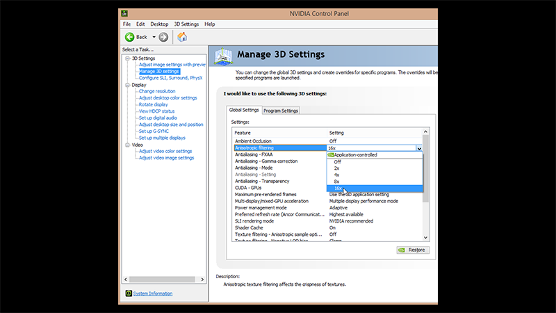 Anisotropic Filtering