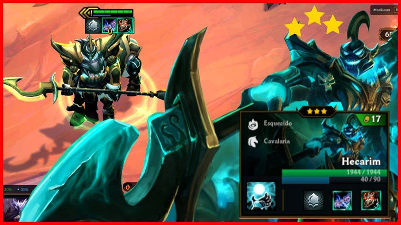 Hecarim là chống chịu chính của đội