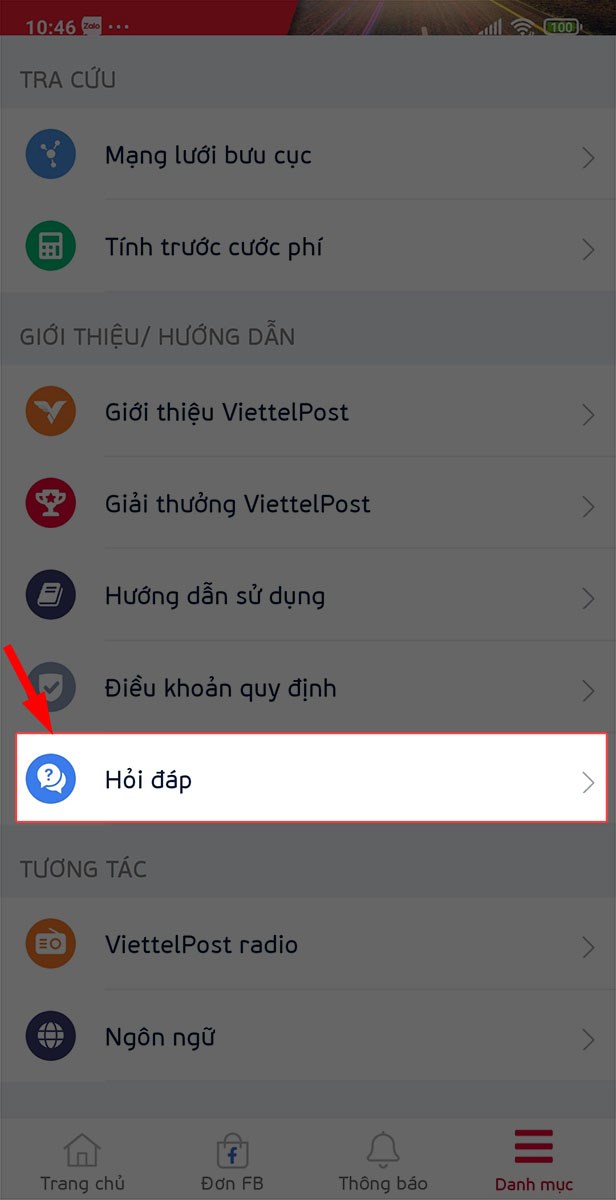 Chọn Hỏi đáp