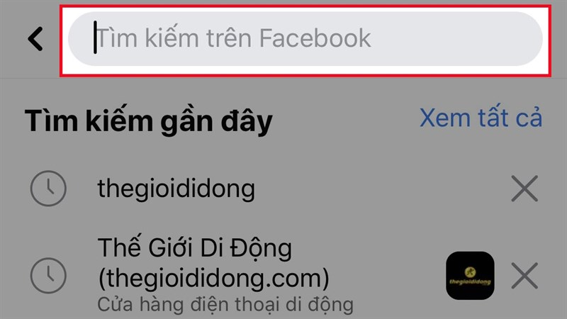 Nhập tên bạn bè mà bạn muốn xóa, hủy kết bạn vào khung Tìm kiếm trên Facebook