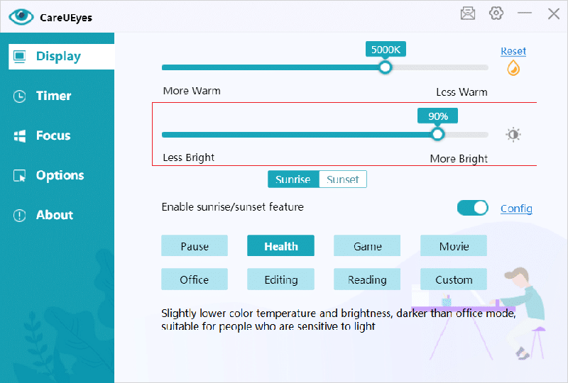 CareUEyes Screen Dimmer