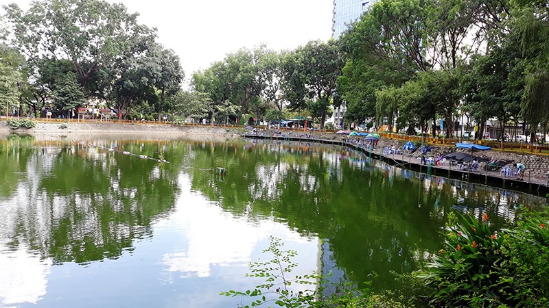 Hồ câu cá - Công viên Hoàng Văn Thụ