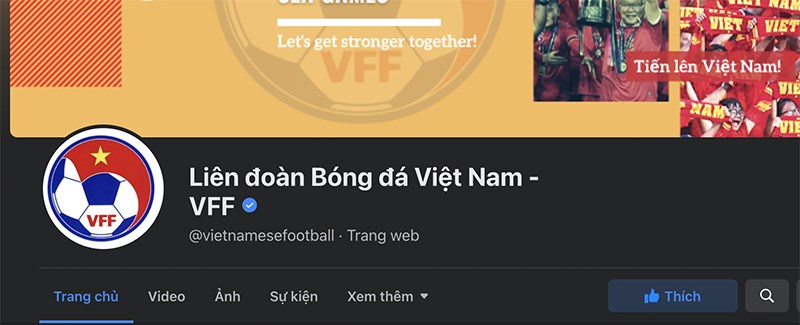 Fanpage của VFF