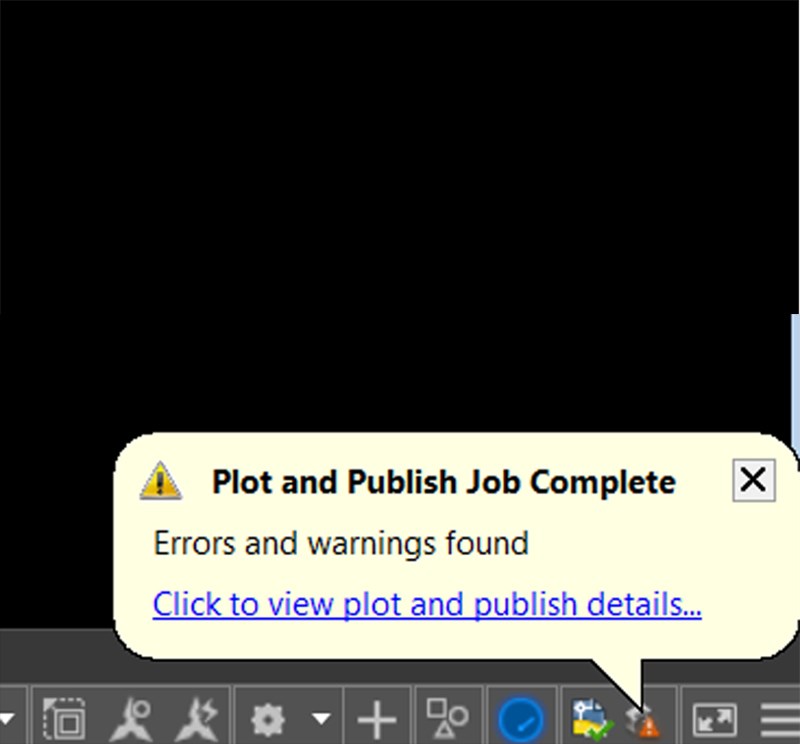  Plot and Publish Job Complete