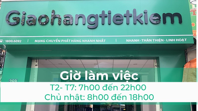 Giờ làm việc Giao hàng tiết kiệm toàn quốc mới nhất năm 2021