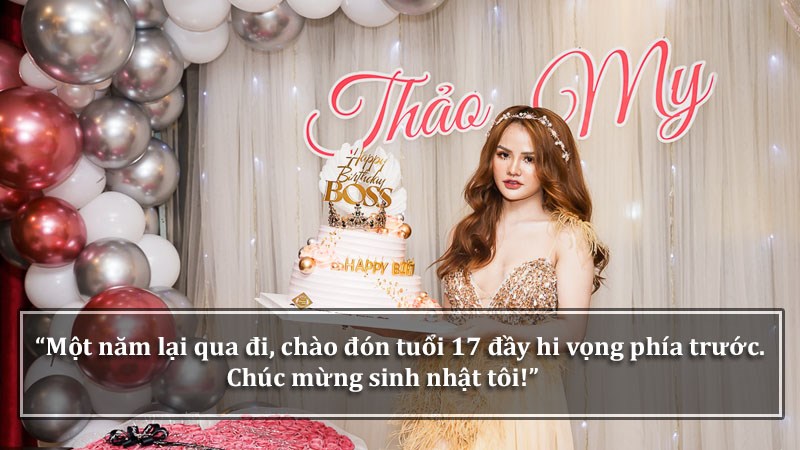 Một năm lại qua đi, chào đón tuổi 17 đầy hi vọng phía trước. Chúc mừng sinh nhật tôi!
